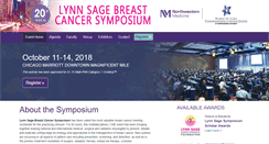 Desktop Screenshot of lynnsagebreastcancer.org