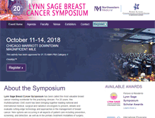 Tablet Screenshot of lynnsagebreastcancer.org